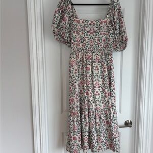 Floral Puff Sleeve Dress